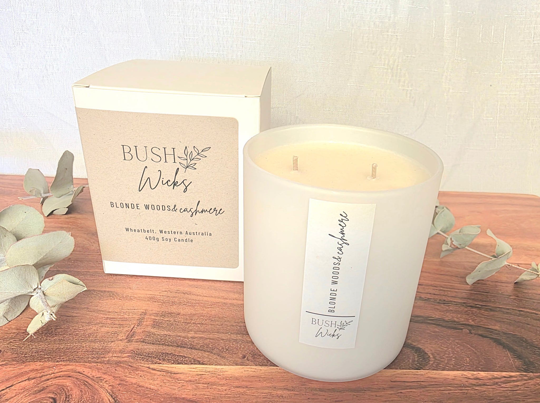 Blonde Woods & Cashmere Large Candle NEW
