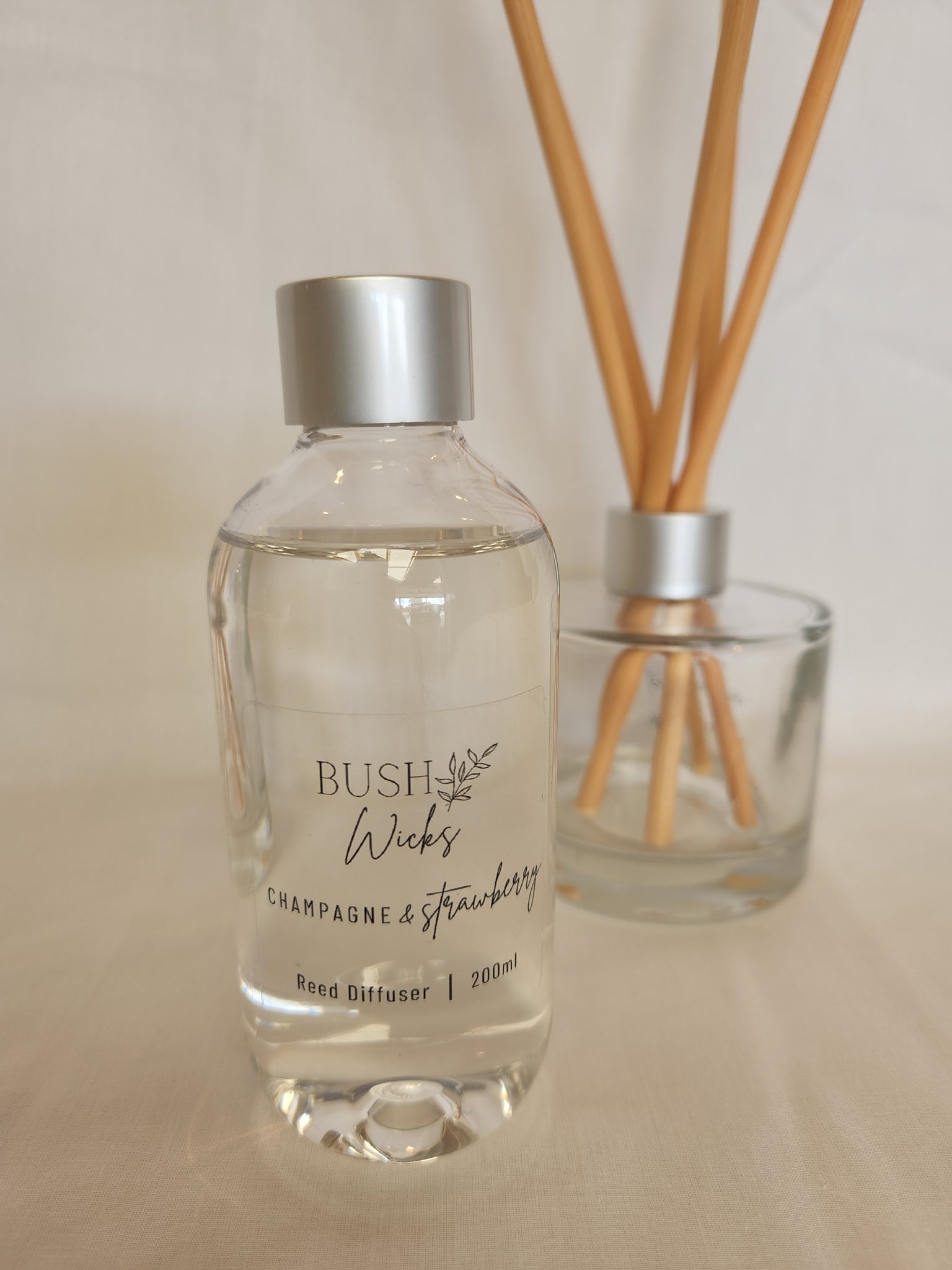 Champagne & Strawberry Reed Diffuser Refill