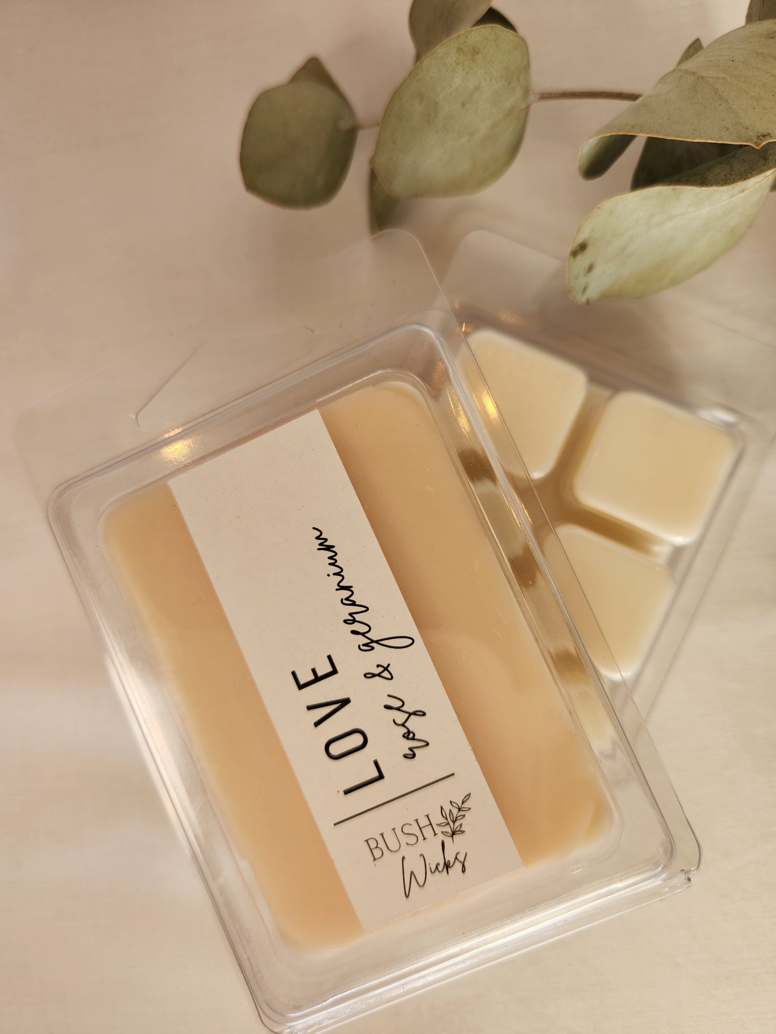 LOVE Rose & Geranium Soy Wax Melts